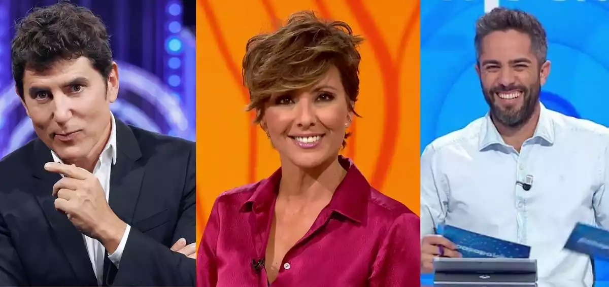 Manel Fuentes, Sonsoles Ónega y Roberto Leal como presentadores de Antena 3